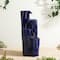 Glitzhome® 29.5" LED 4-Tier Wavy Textured Outdoor Fountain